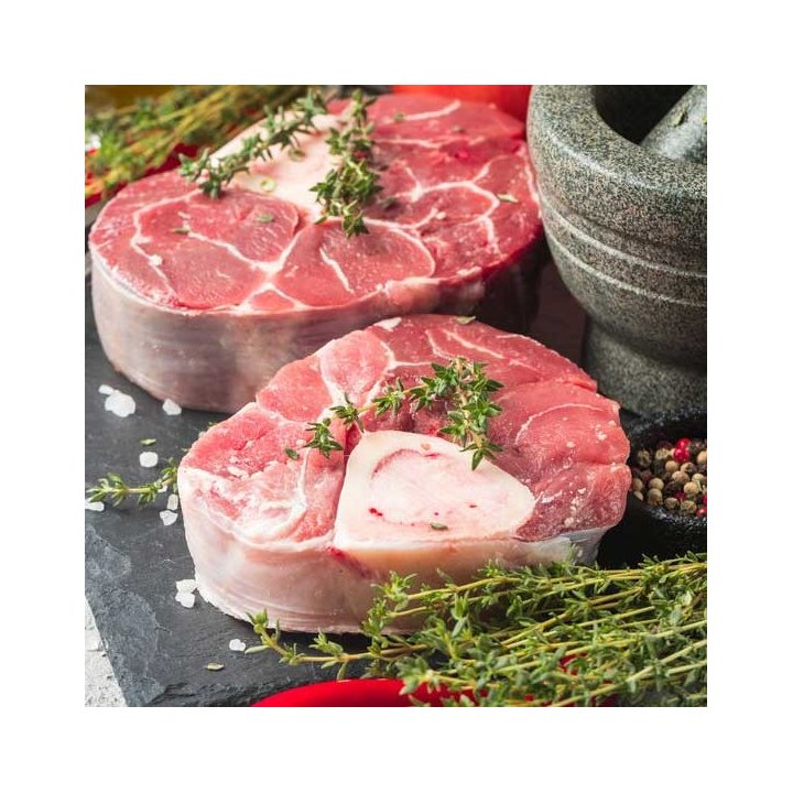 Jarret de veau tranché