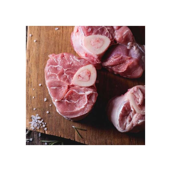 Jarret de veau tranché