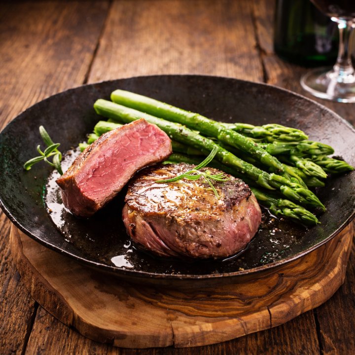 Tournedos de filet de bœuf Aubrac bio x2, sous vide